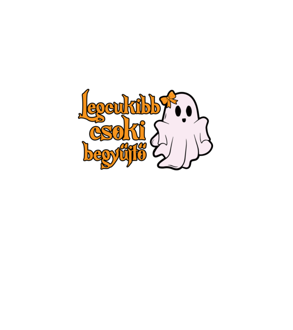 Legcukibb csoki begyűjtő halloween pólóminta minta fekete pólón