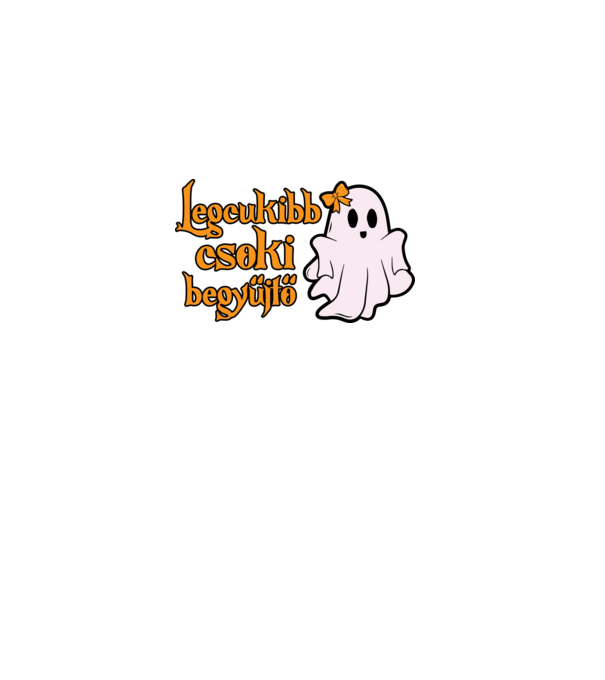 Legcukibb csoki begyűjtő halloween pólóminta minta fekete pólón