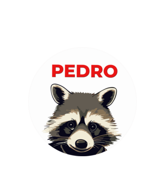 Pedro minta fehér pólón