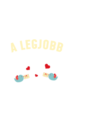 Legjobb papa minta fehér pólón