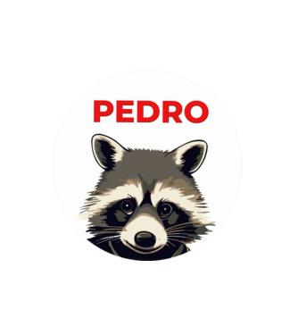 Pedro minta fehér pólón