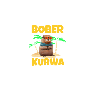 Bober Summer minta fekete pólón