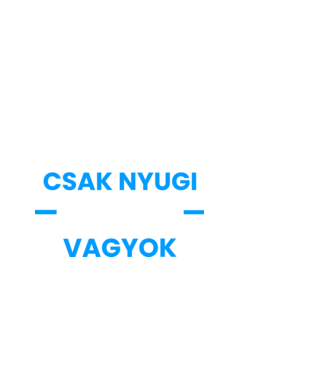 Csak nyugi pultos vagyok minta fekete pólón