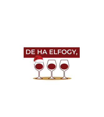 Fehér karácsony minta fehér pólón