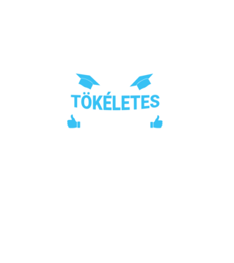 Tökéletes Végzős minta fekete pólón
