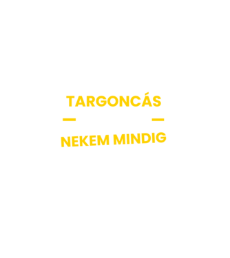 Targoncás vagyok minta fekete pólón