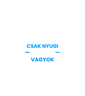 Csak nyugi pincér vagyok minta homokszín pólón