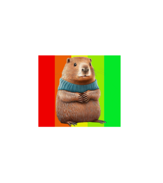 Bober minta fehér pólón