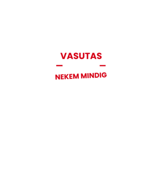 Vasutas vagyok mindig igazam van minta királykék pólón