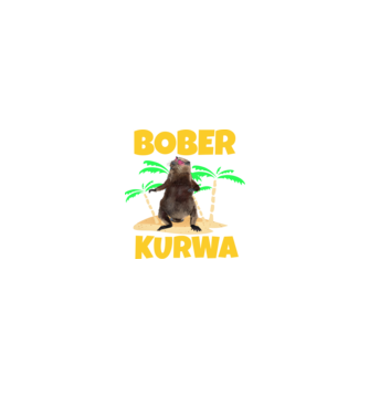 Bober minta fekete pólón