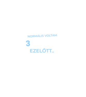 Esküszöm normális voltam minta fekete pólón