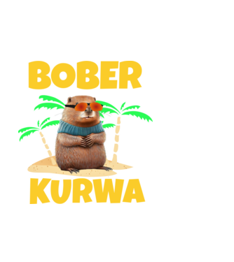 Bober Summer minta fekete pólón