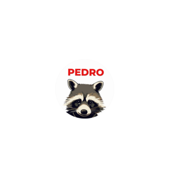 Pedro minta fekete pólón