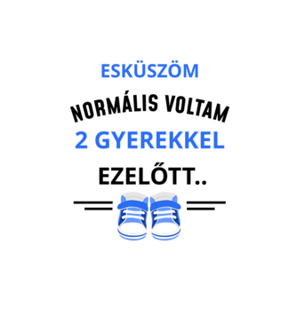 Esküszöm normális voltam minta homokszín pólón