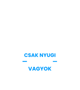 Csak nyugi szakács vagyok minta fehér pólón