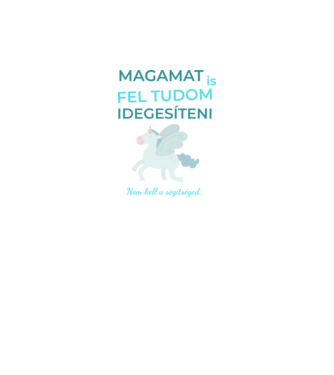 Magamat is fel tudom minta fehér pólón