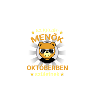 Az igazán menők októberben.. minta fekete pólón