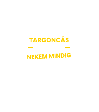 Targoncás vagyok minta fekete pólón