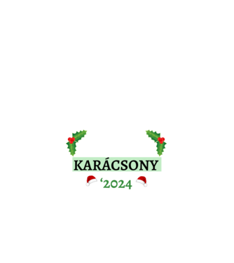 Családi karácsony 2024 minta fehér pólón