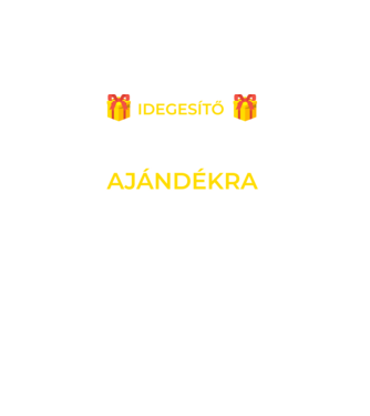 Idegesítő tesómat ajándékra minta fekete pólón