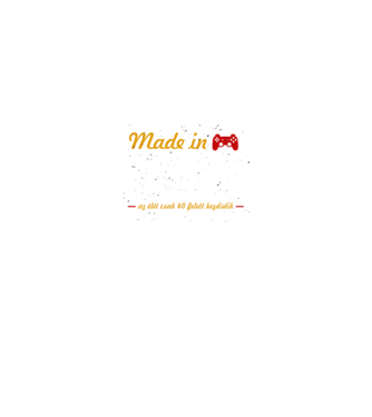 1984 - Az élet csak 40 felett kezdődik minta királykék pólón