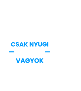 Csak nyugi pultos vagyok minta fekete pólón