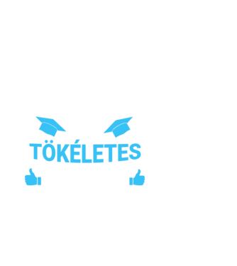 Tökéletes Végzős minta fekete pólón