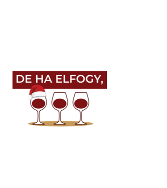 Fehér karácsony minta fehér pólón
