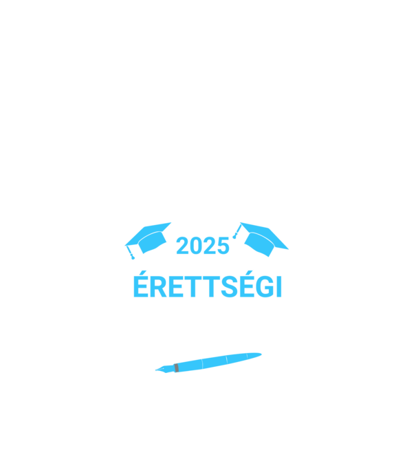 Érettségi teljesítve minta fehér pólón