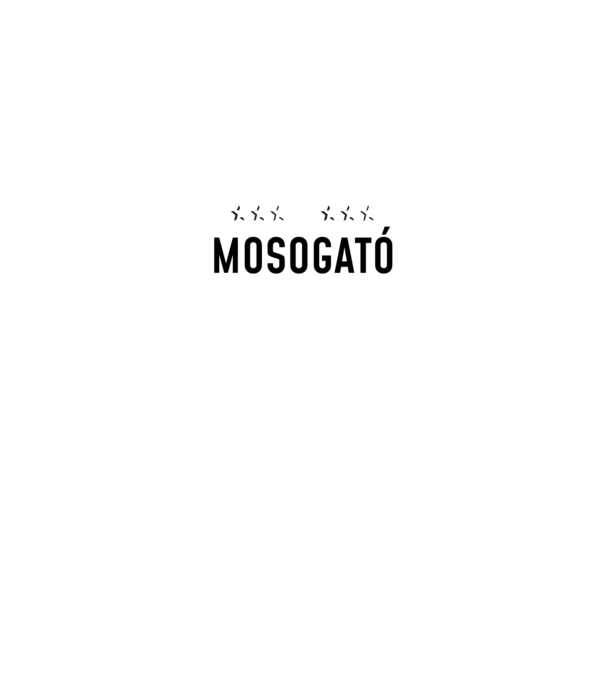 Apa a mosogató mágus minta fekete pólón