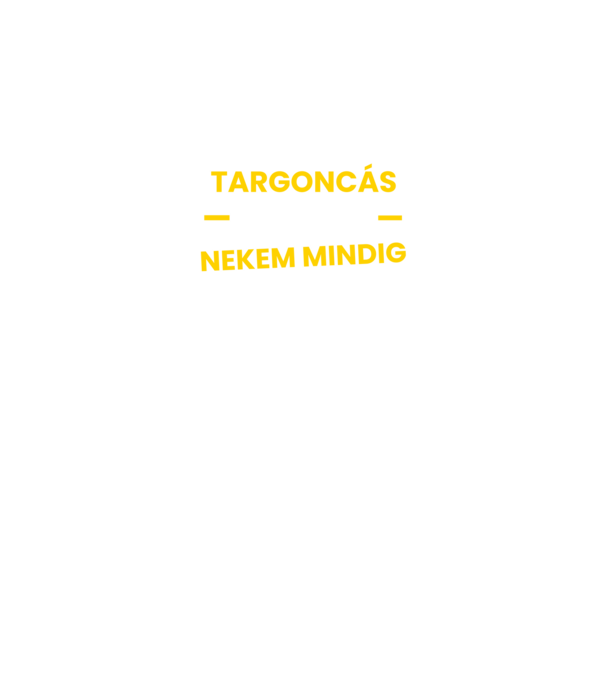 Targoncás vagyok minta fekete pólón