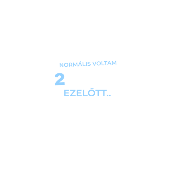 Esküszöm normális voltam minta fekete pólón