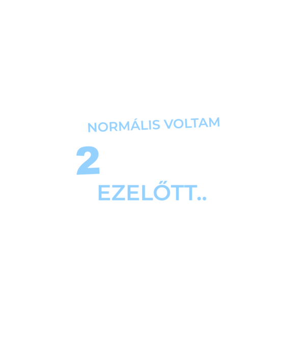 Esküszöm normális voltam minta sötétkék pólón