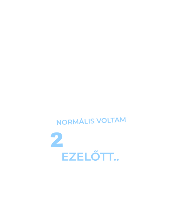 Esküszöm normális voltam minta fehér pólón