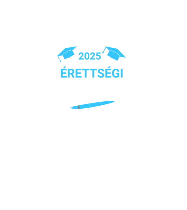 Érettségi teljesítve minta fekete pólón