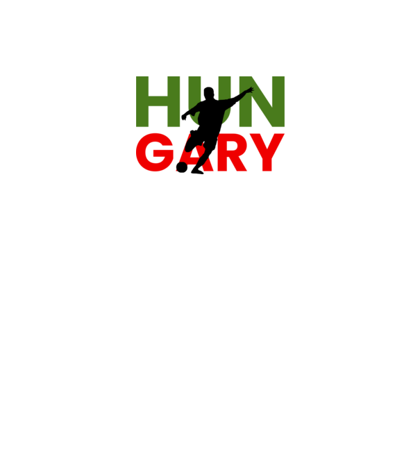 Foci - Hungary minta fehér pólón