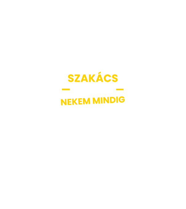 Szakács vagyok nekem mindig igazam van minta királykék pólón