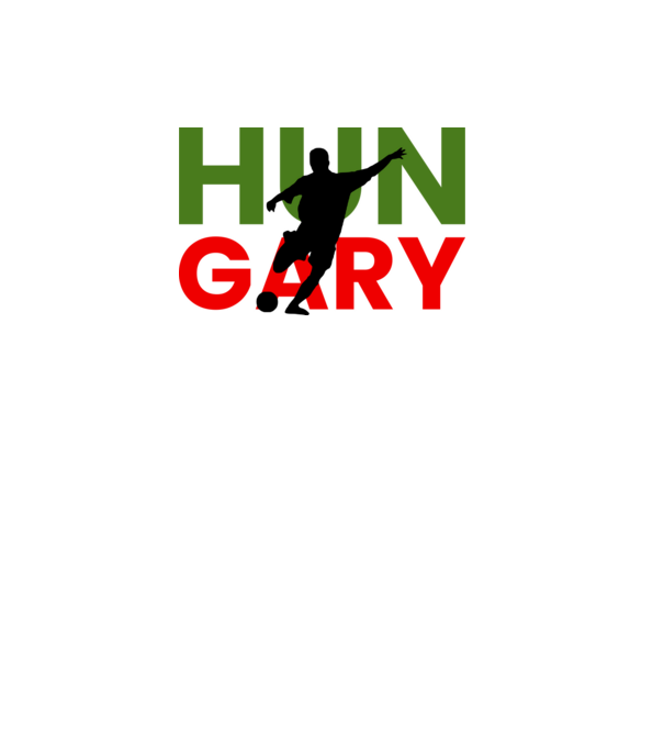 Foci - Hungary minta fehér pólón