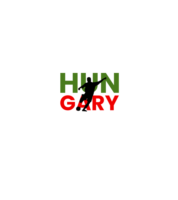 Foci - Hungary minta fehér/piros pólón