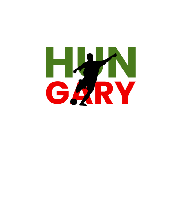 Foci - Hungary minta szürke pólón