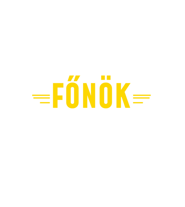 főnök minta fekete pólón