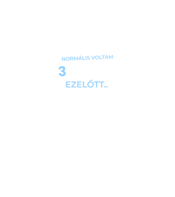 Esküszöm normális voltam minta fekete pólón