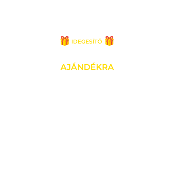 Idegesítő tesómat ajándékra minta fekete pólón