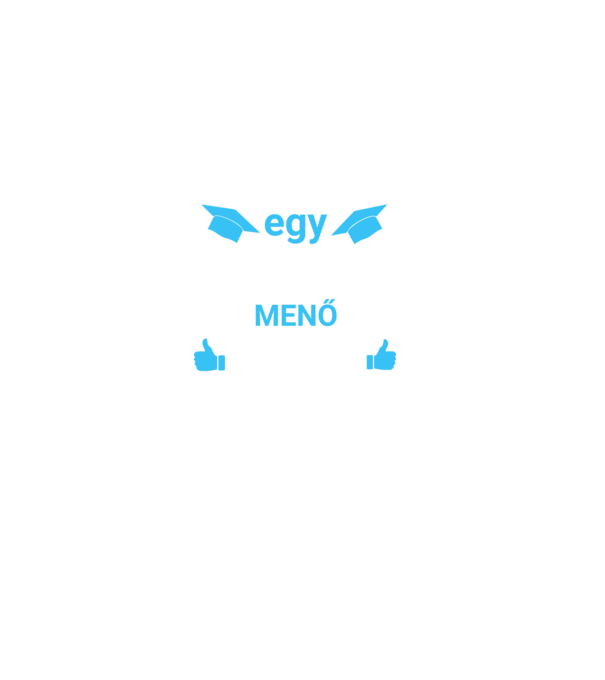 Menő elsős minta fekete pólón
