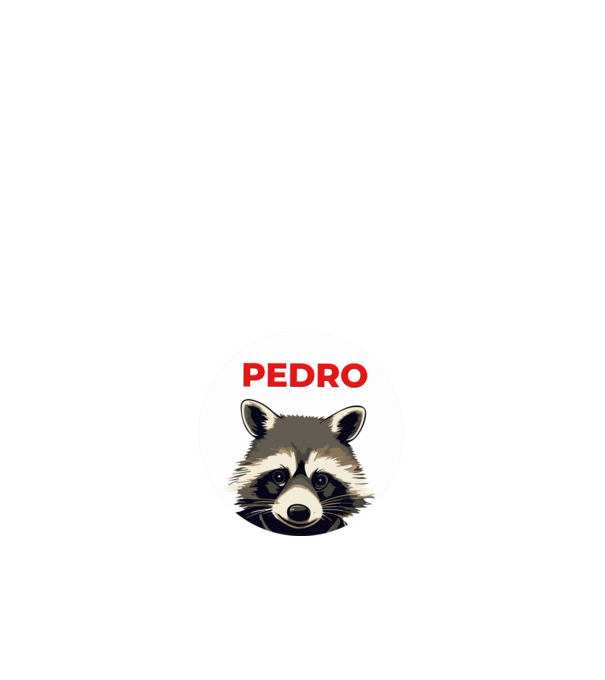 Pedro minta fehér pólón