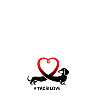 Tacsi Love minta fehér pólón