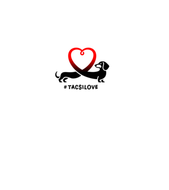 Tacsi Love minta fehér pólón