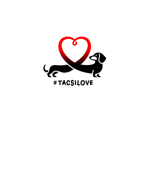 Tacsi Love minta fehér pólón