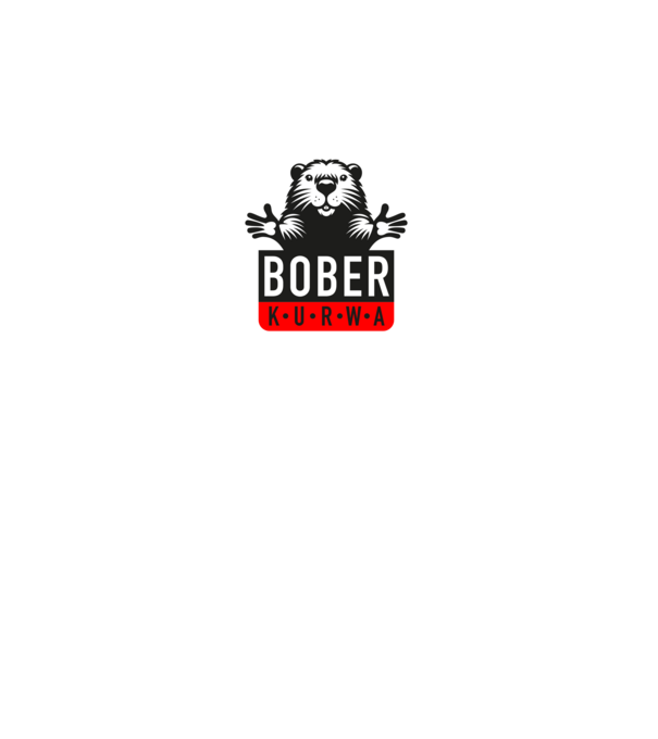 Bober kurwa minta fehér pólón