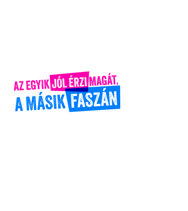 Faszán érzi magát... minta fehér pólón